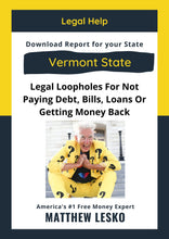 Load image into Gallery viewer, Legal Help Vermont State Reports
